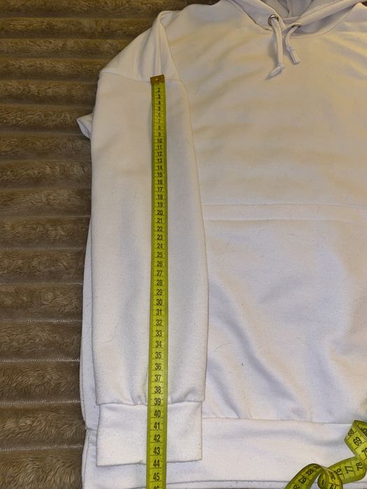 Кофта худі біла двохнитка