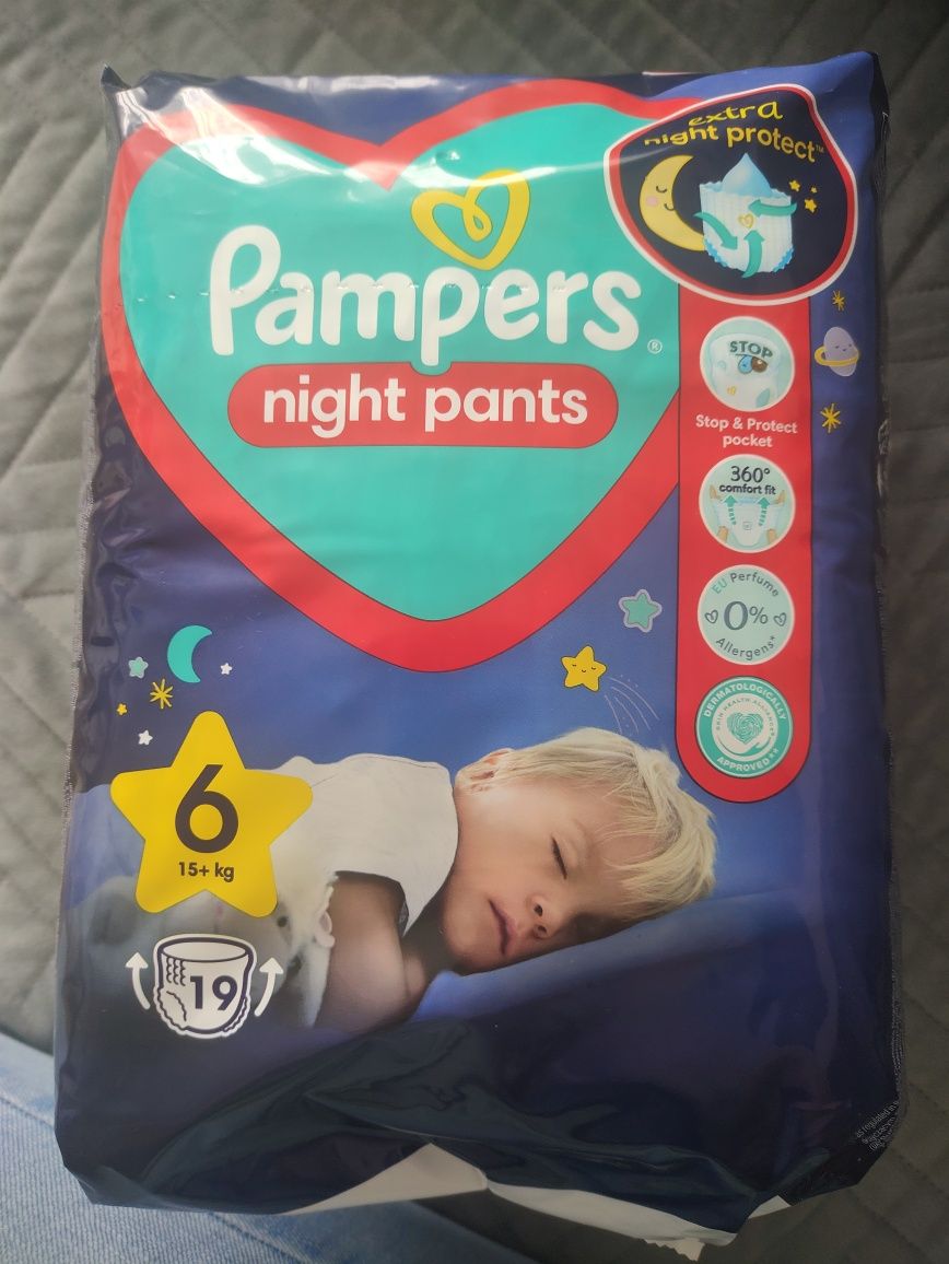 Pampers Night Pants rozmiar 6