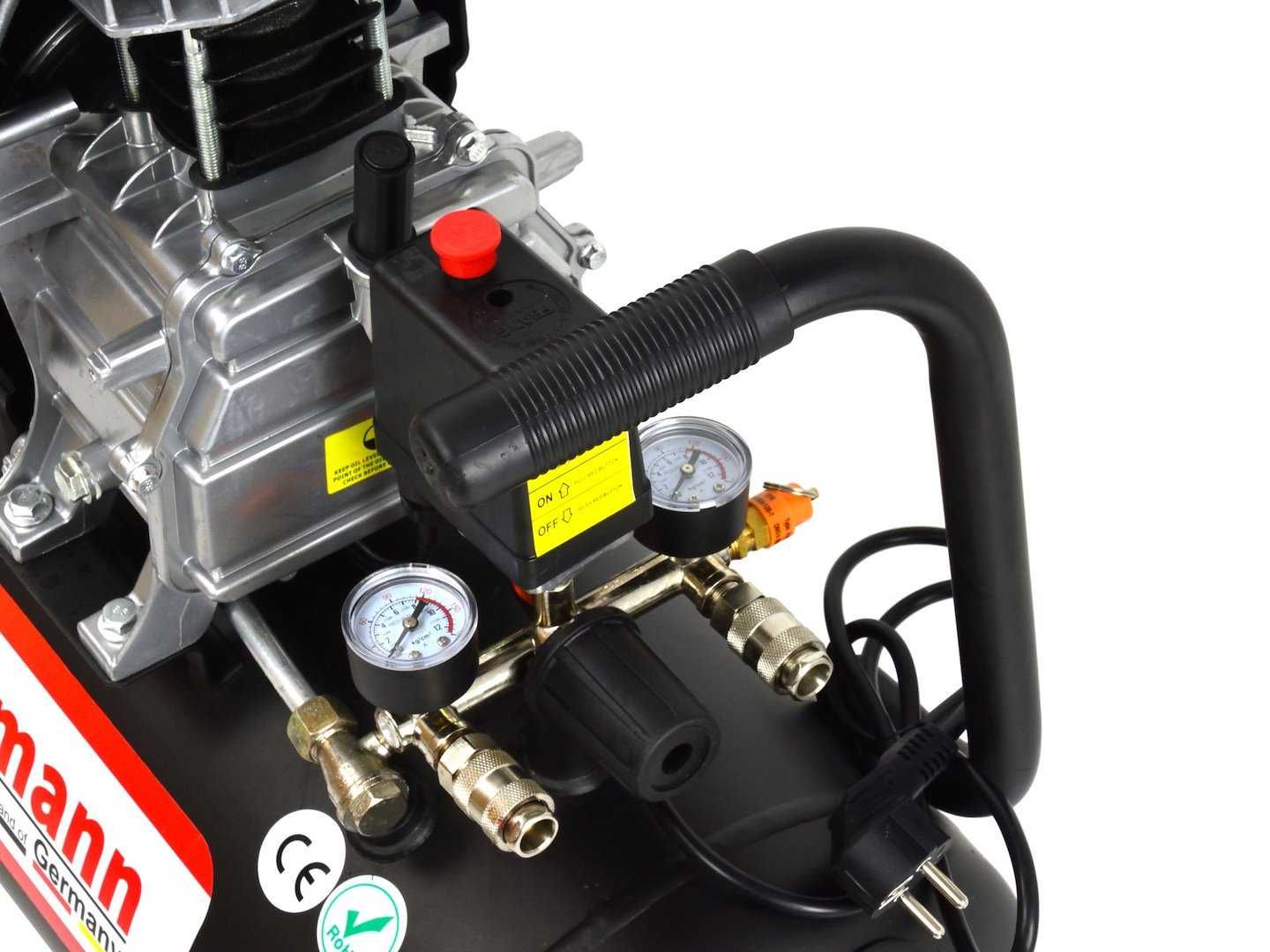 Kompresor olejowy sprężarka powietrza 50L 8BAR 230V 3,8KM NOWY