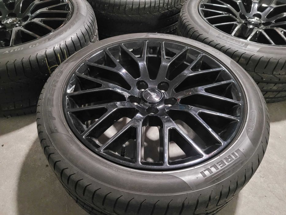 Felgi + w cenie opony letnie Pirelli Mustang czarne 19 cali 5 x 114,3