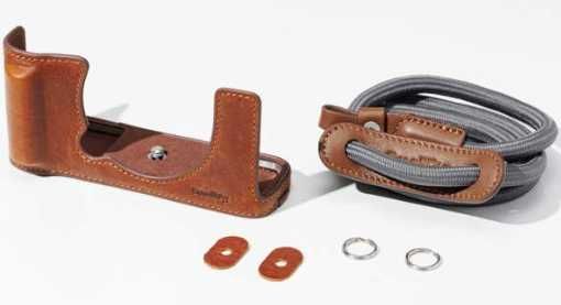 Smallrig Zestaw skórzanego etui do FUJIFILM X-E5 , czarny , brązowy