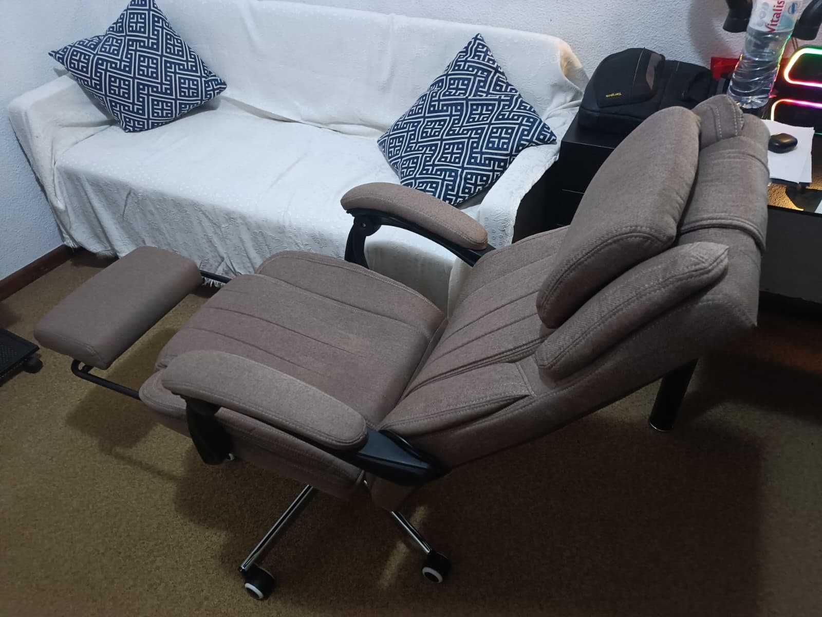 Cadeira de Escritório Vinsetto c/ 6 Pontos de Massagem com Vibração