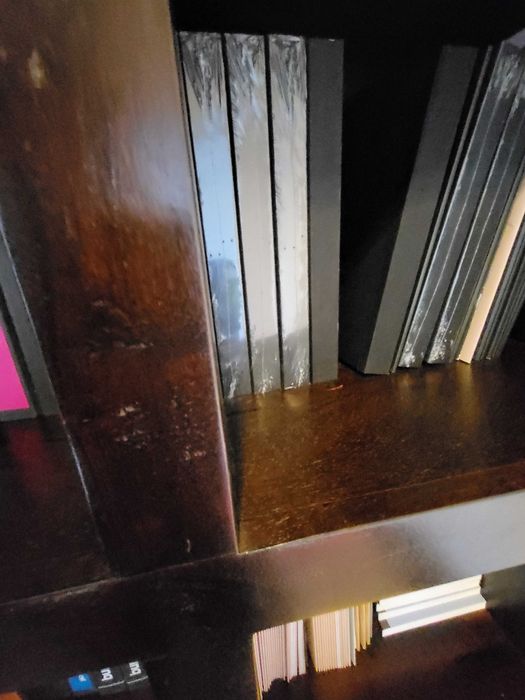 Zestaw mebli z litego drewna Belbazaar, regał, komody, nocne szafki