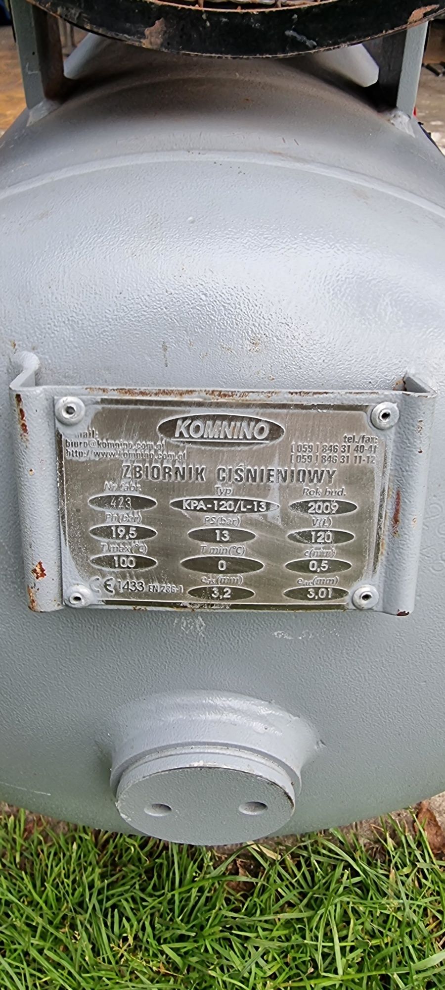 Kompresor sprężarka bezolejowa Airpol AB6 120l 1,5kw