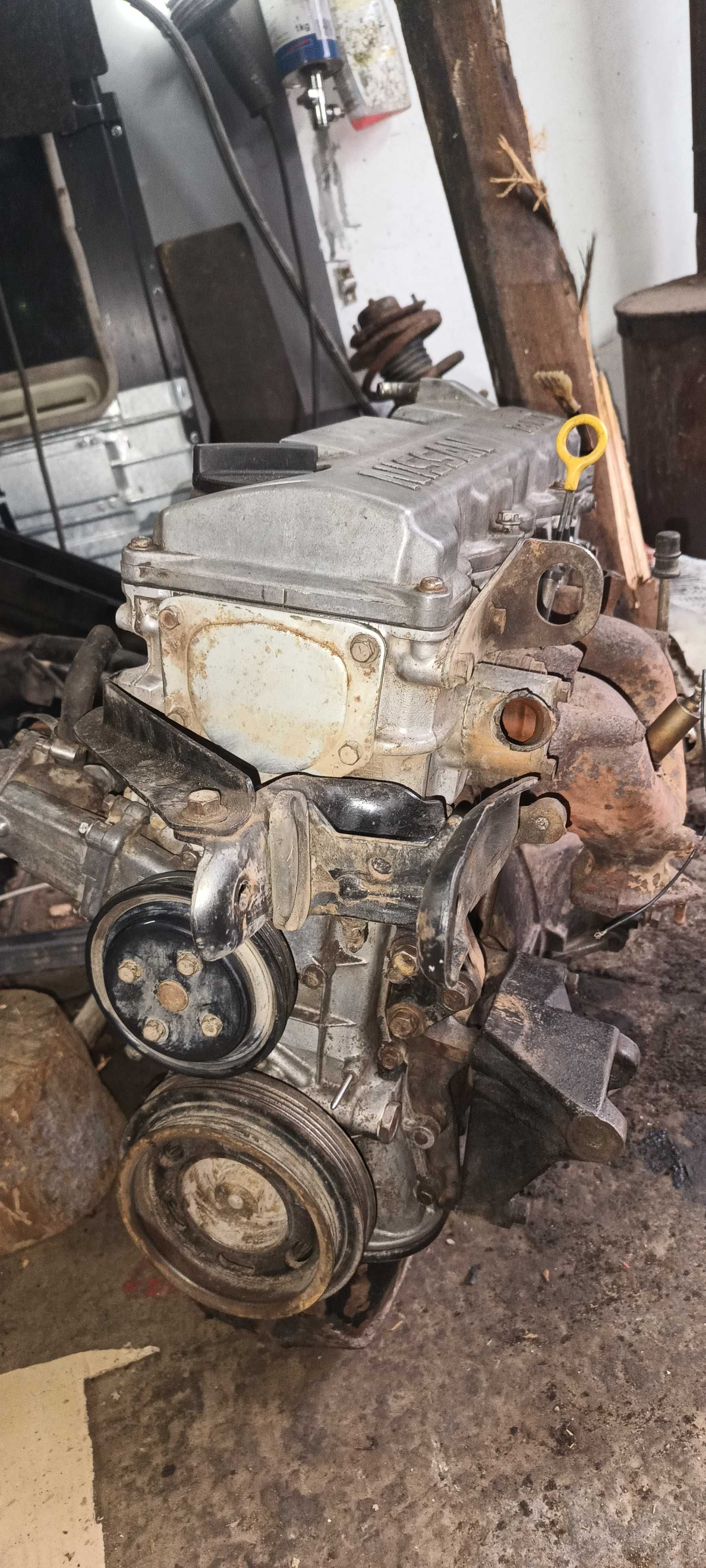 Двигатель Ніссан GA16, Н13, 12 клапанів, Nissan N13, 12V.