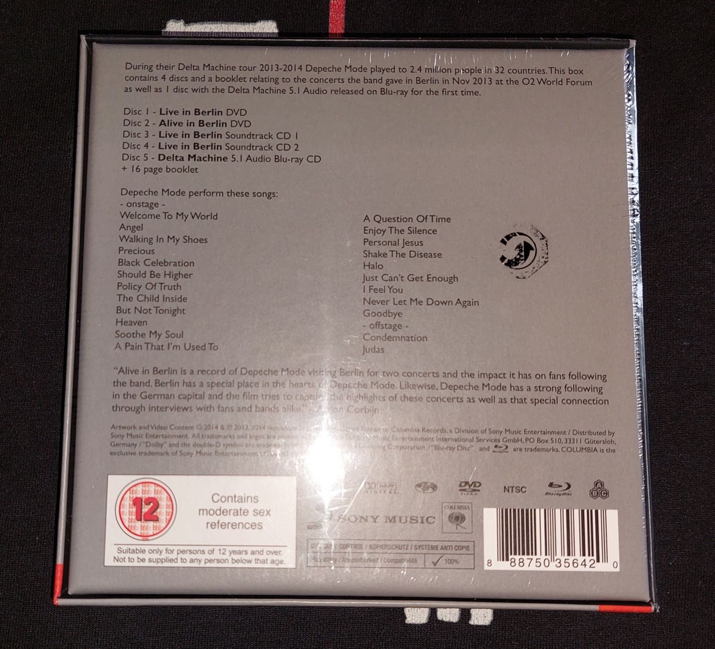 Depeche Mode Live In Berlin 2xDVD, 2xCD + Blu-ray 2014