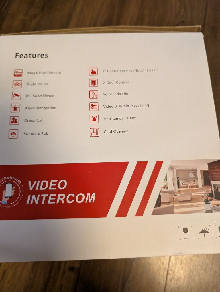 Wideodomofon IP DAHUA KTP02, Switch PoE, Aplikacja, Czytnik