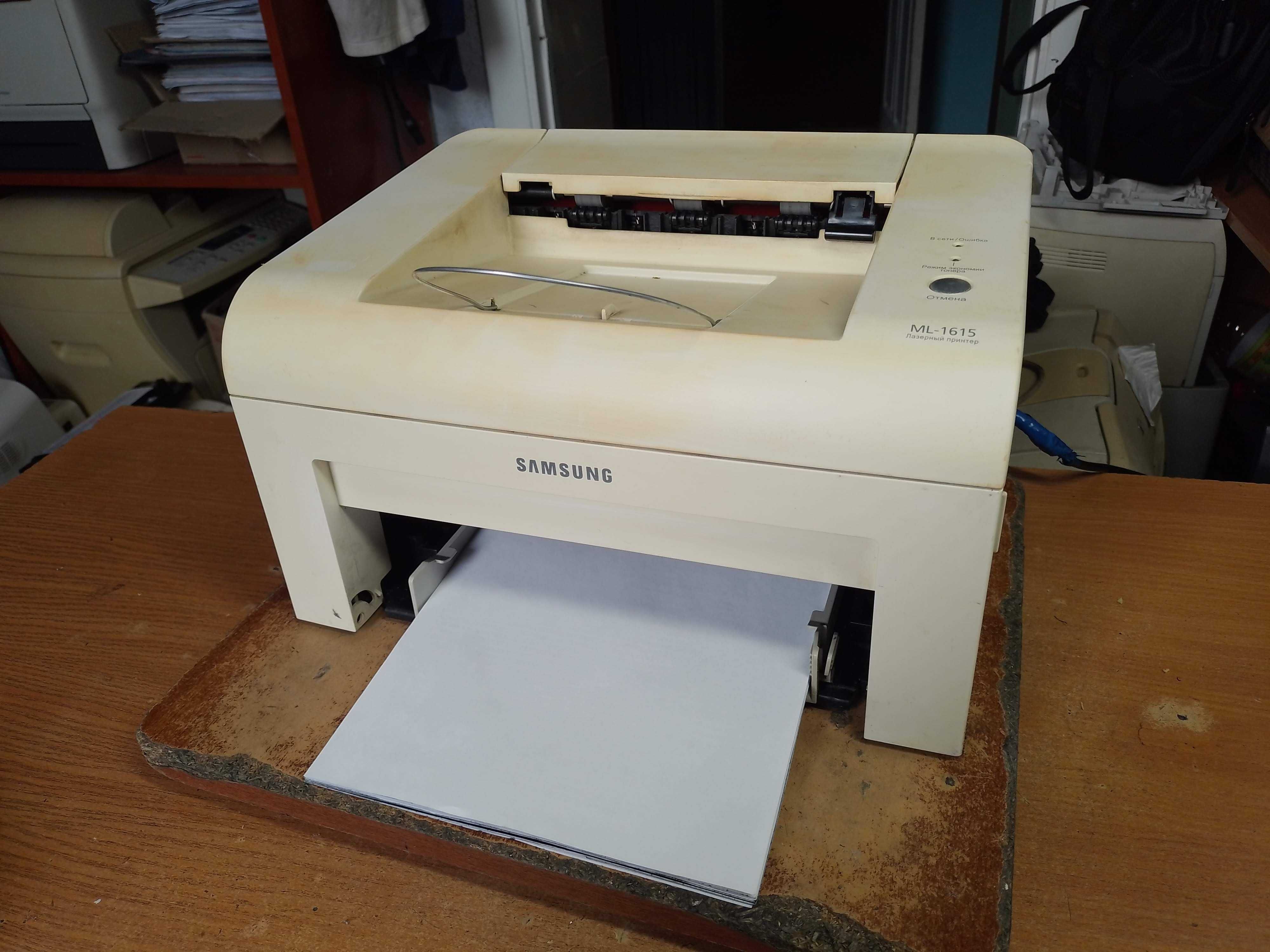 Лазерний принтер Samsung ML-1615, обслужений та заправлений 100%