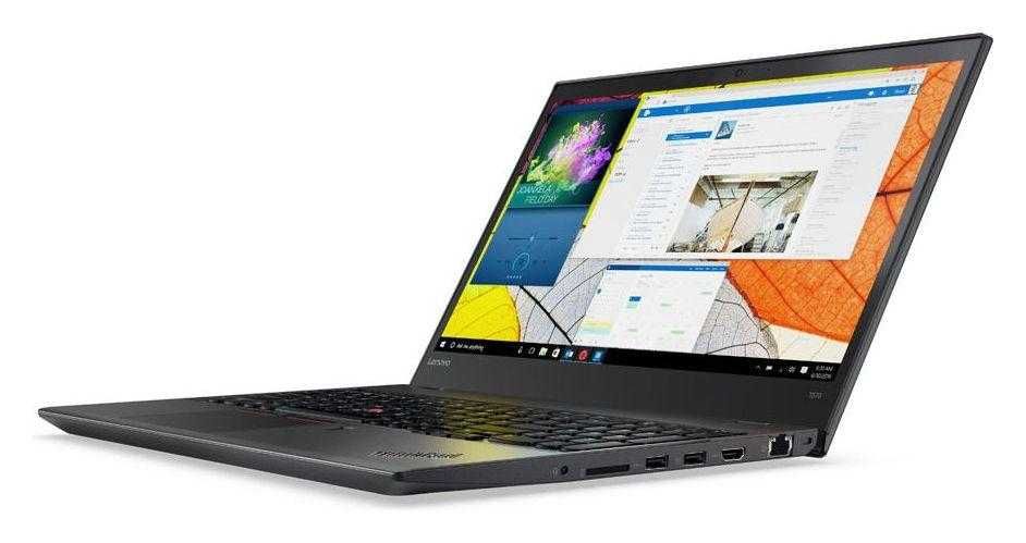 Laptop Lenovo T570 - Intel Core i5-7200U - 16GB RAM - 256GB SSD