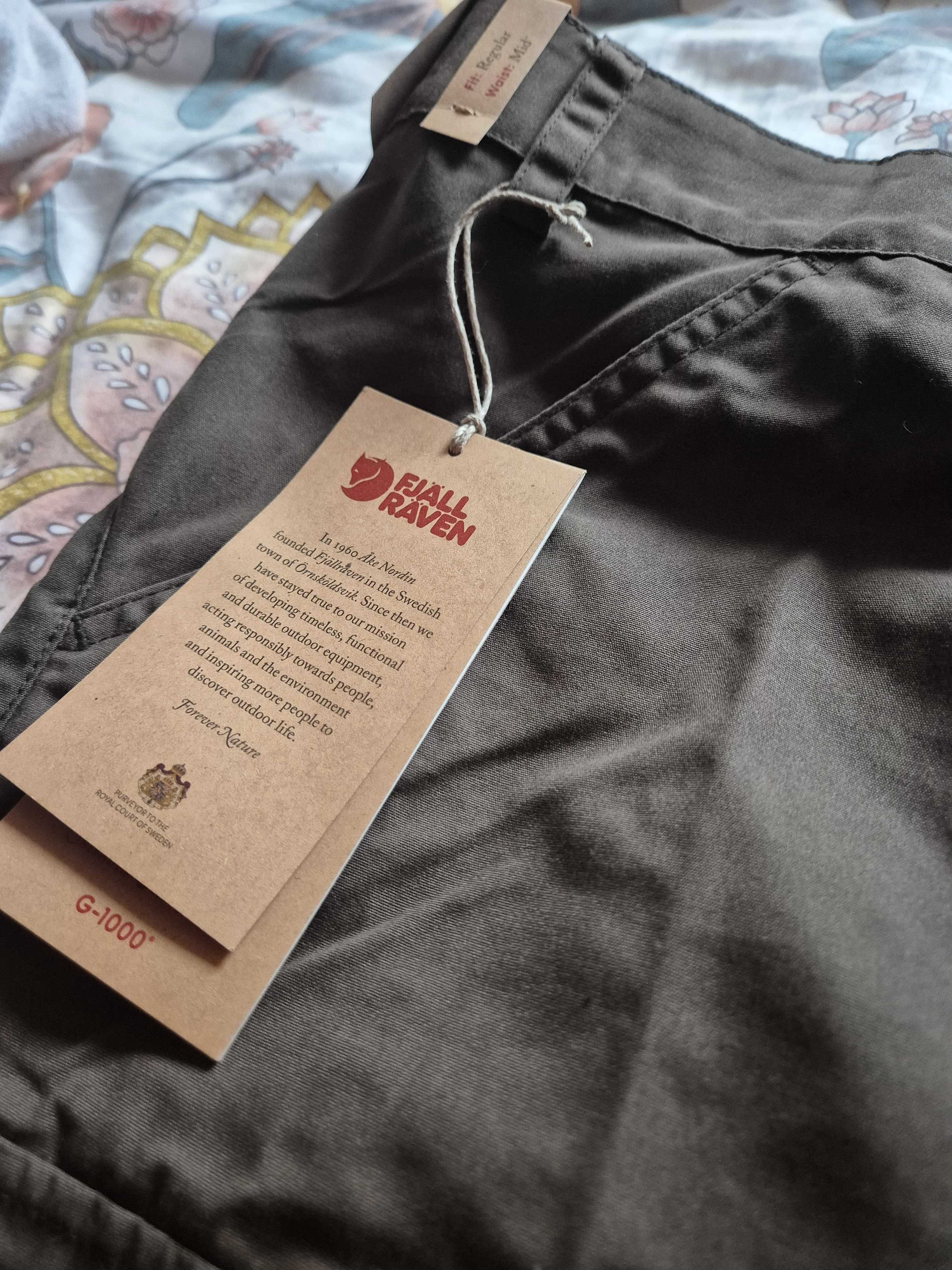 Spodnie Fjällräven Nils G-1000 – NOWE – rozmiar EUR 54