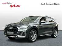 Audi Q5 Rata 1674,23 S-line, Matrix, Beżowa skóra, Daytona, Miasto/Trasa