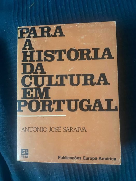 livro a historia da cultura em portugal