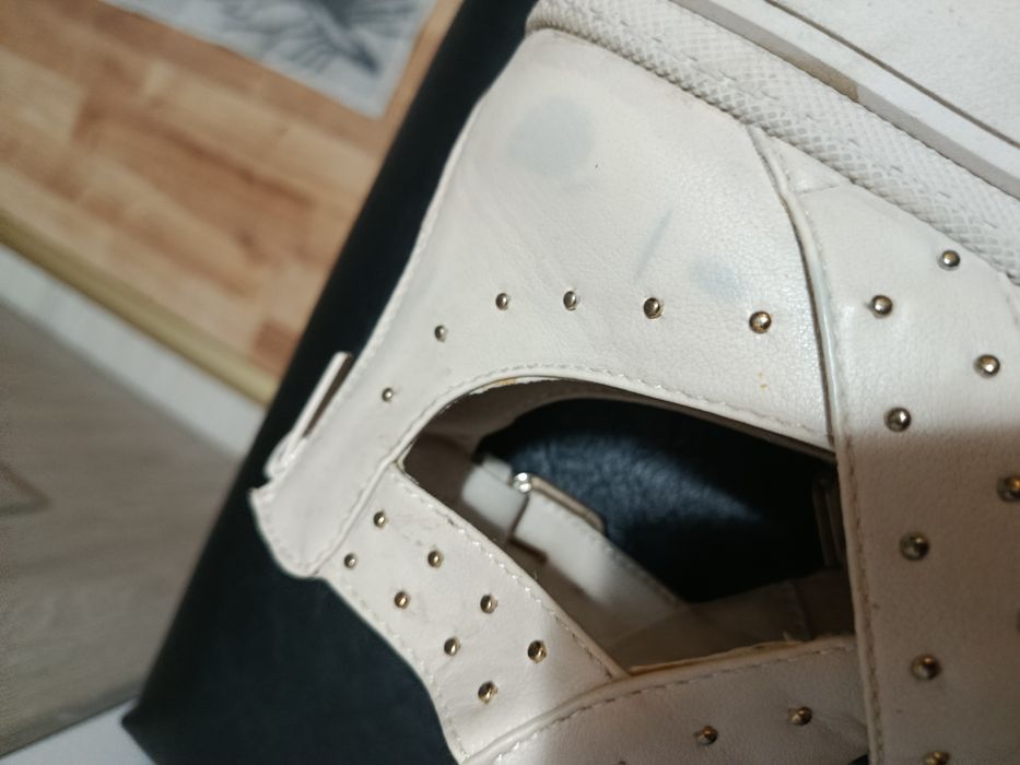 Botki damskie Jenny Fairy beżowe, roz 39