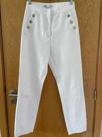 Calças brancas da Zara novas - tamanho S