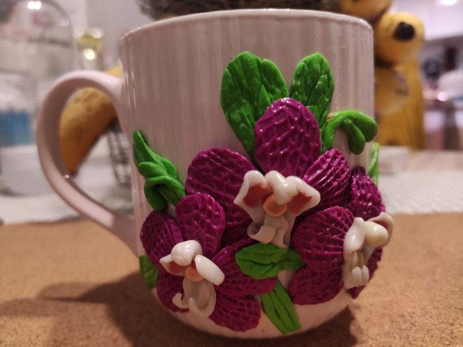 Kubki ręcznie zdobione - prezent