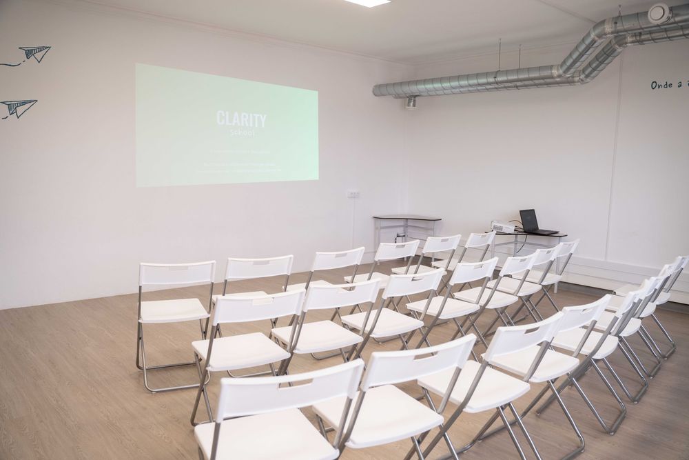 Salas para workshops, formações, eventos de grupo, aulas particulares