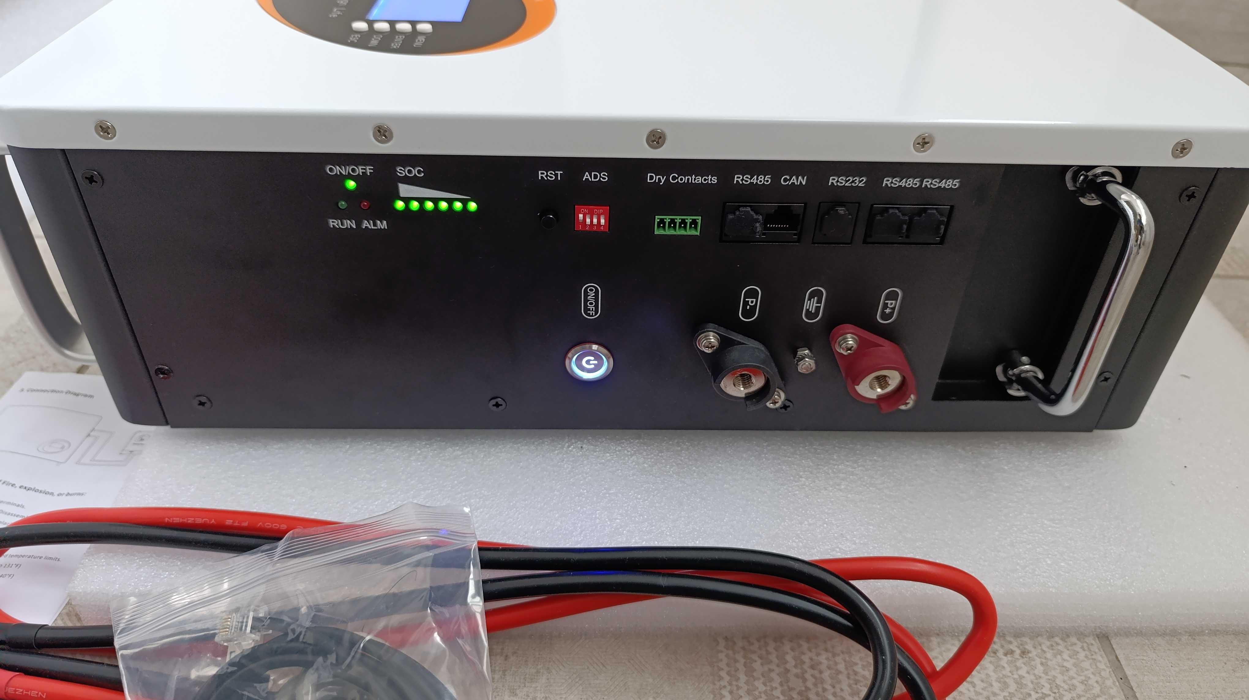 Новий 200Ah Lifepo4 акумулятор JSDsolar 48V