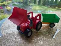 Duży traktor z przyczepą wysypowa LEGO Duplo