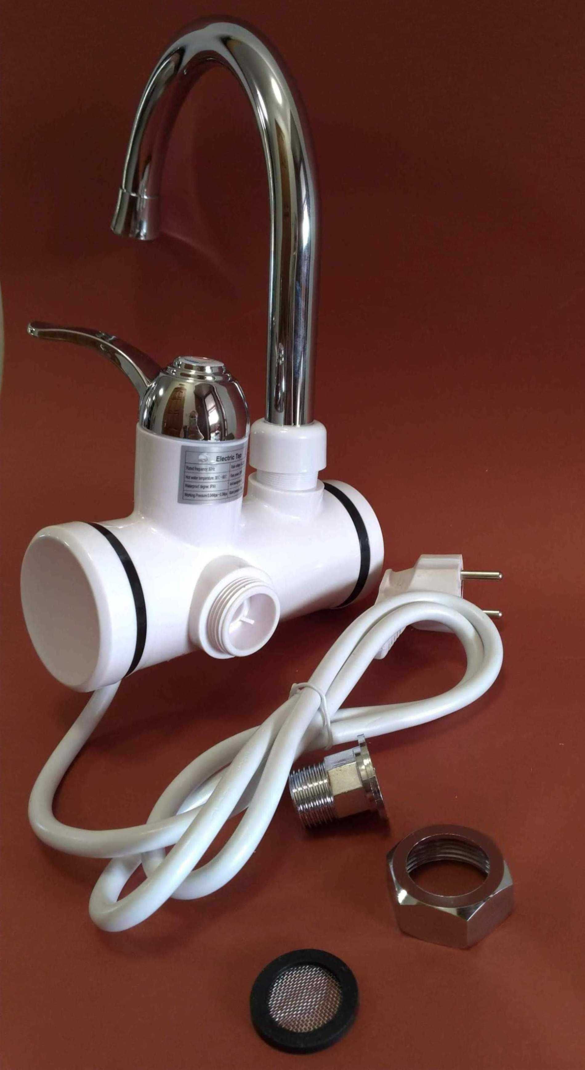 Проточный водонагреватель водонагрівач с дисплеем боковой