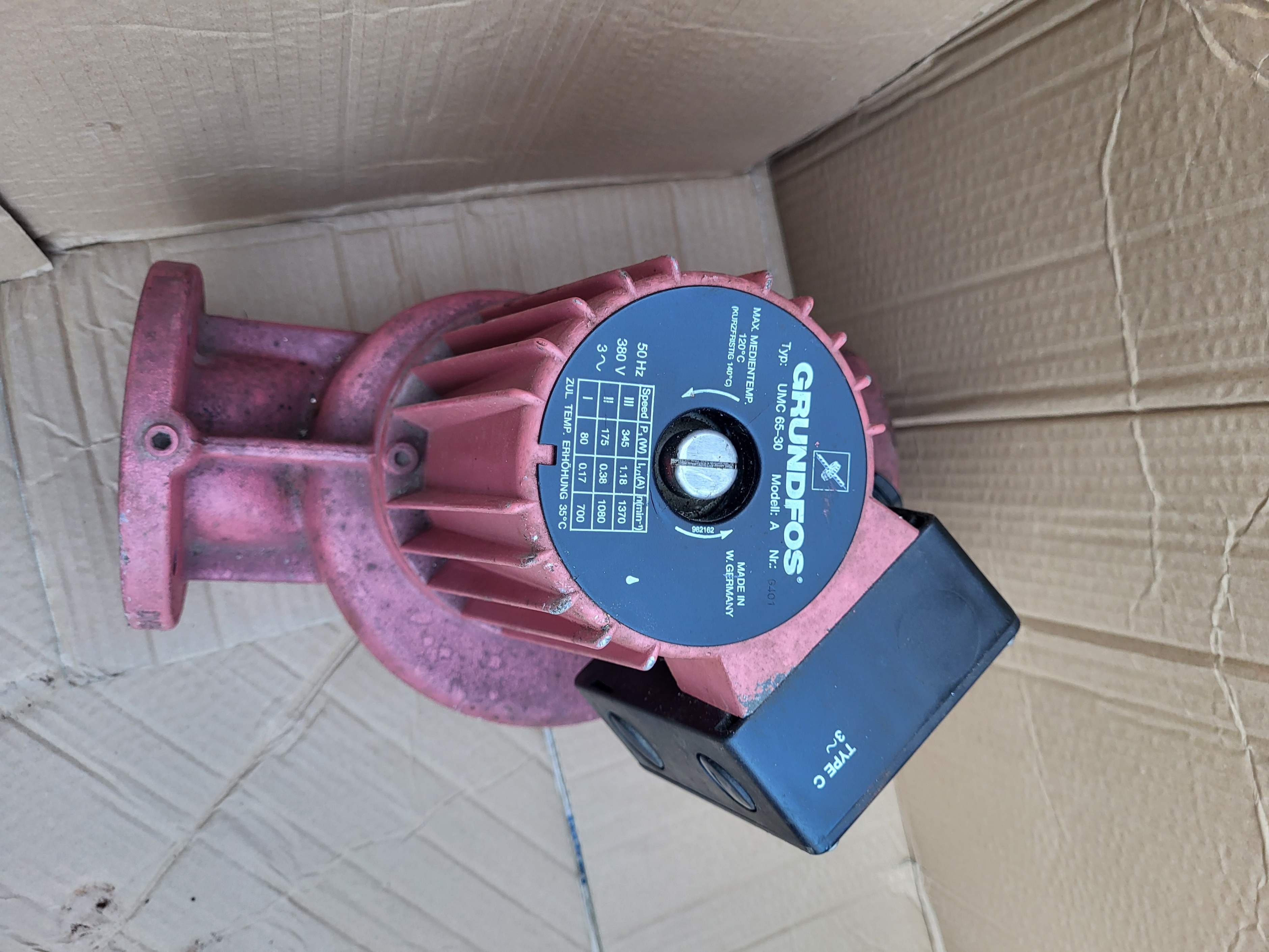 Pompa Obiegowa GRUNDFOS UMC 65-30 pn6 340mm Nowa