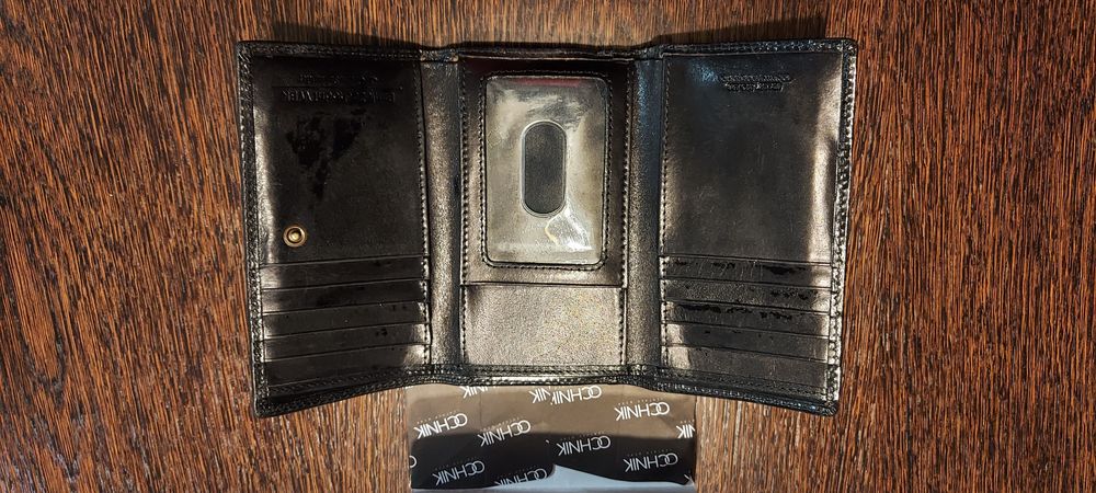 Portfel, portmonetka, damska OCHNIK skóra, święta, prezent