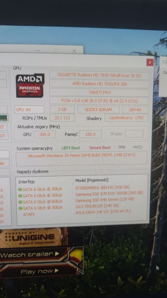 Gigabyte Radeon HD7950  384bit WindForce 3