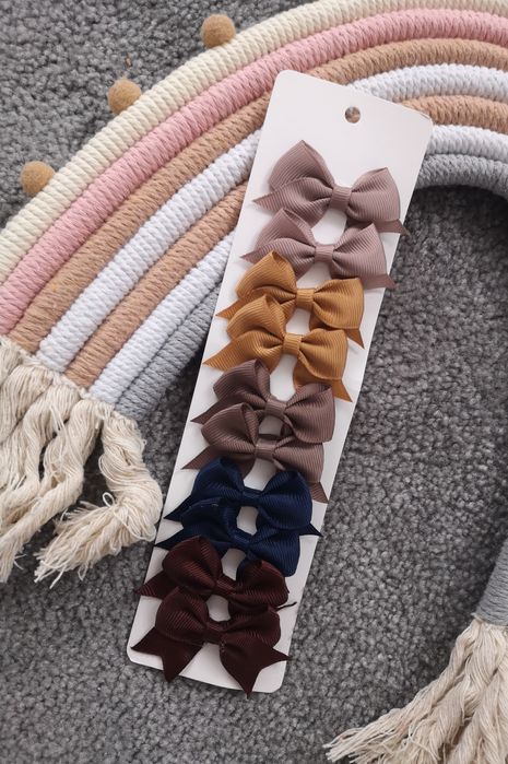 5 par spinek kokardki na żabki