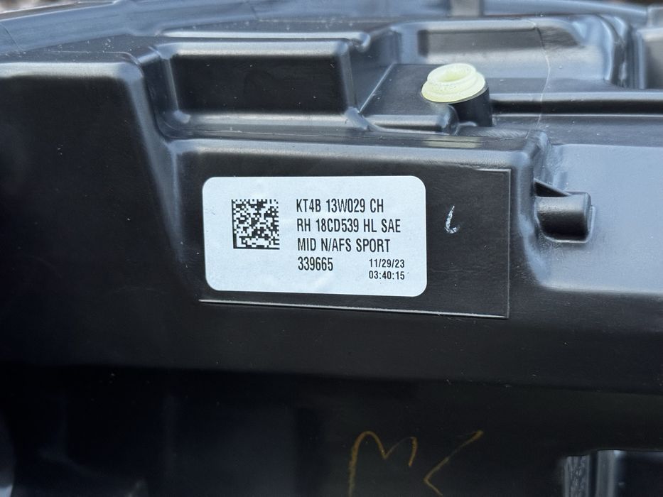 Фара Ford Edge Оригінал 2019 2020 2021 2022 2023 ST ST Line