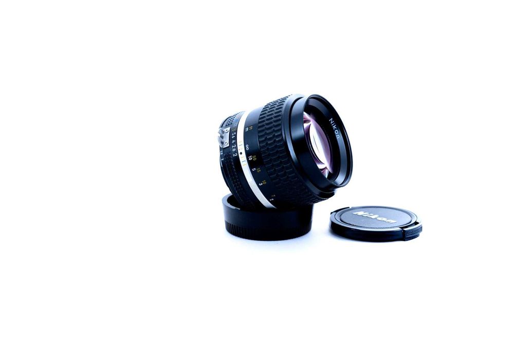 Obiektyw Nikon AI-S Nikkor 85mm 1:2 F2! Metal! Made in Japan!