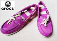 Кроксы женские. Crocs. Оригинал. Новые. Мокасины. W7. Стелька 24см