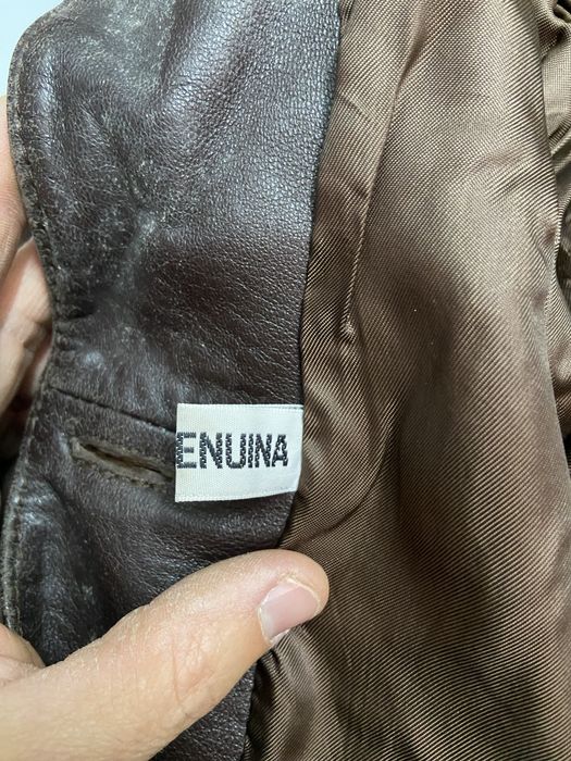 Casaco de pele genuina