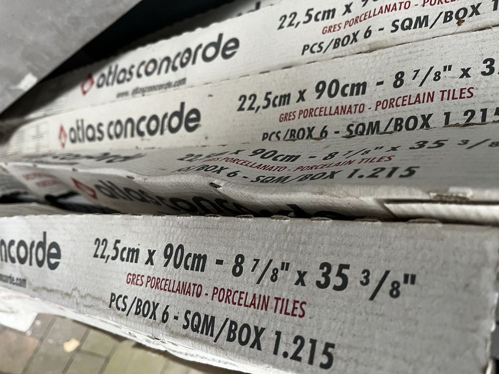 Atlas Concorde - płytki/ gres (6,07 m2) rozm. 22,5x90
