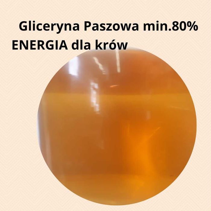Gliceryna paszowa, roślinna dla krów 80% 200kg