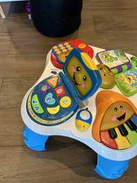 Stoliczek fisher price stolik edukacyjny interaktywny