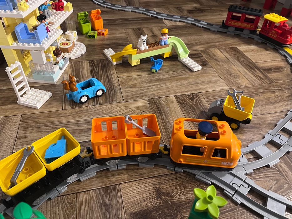 Lego Duplo kolejka i miasteczko