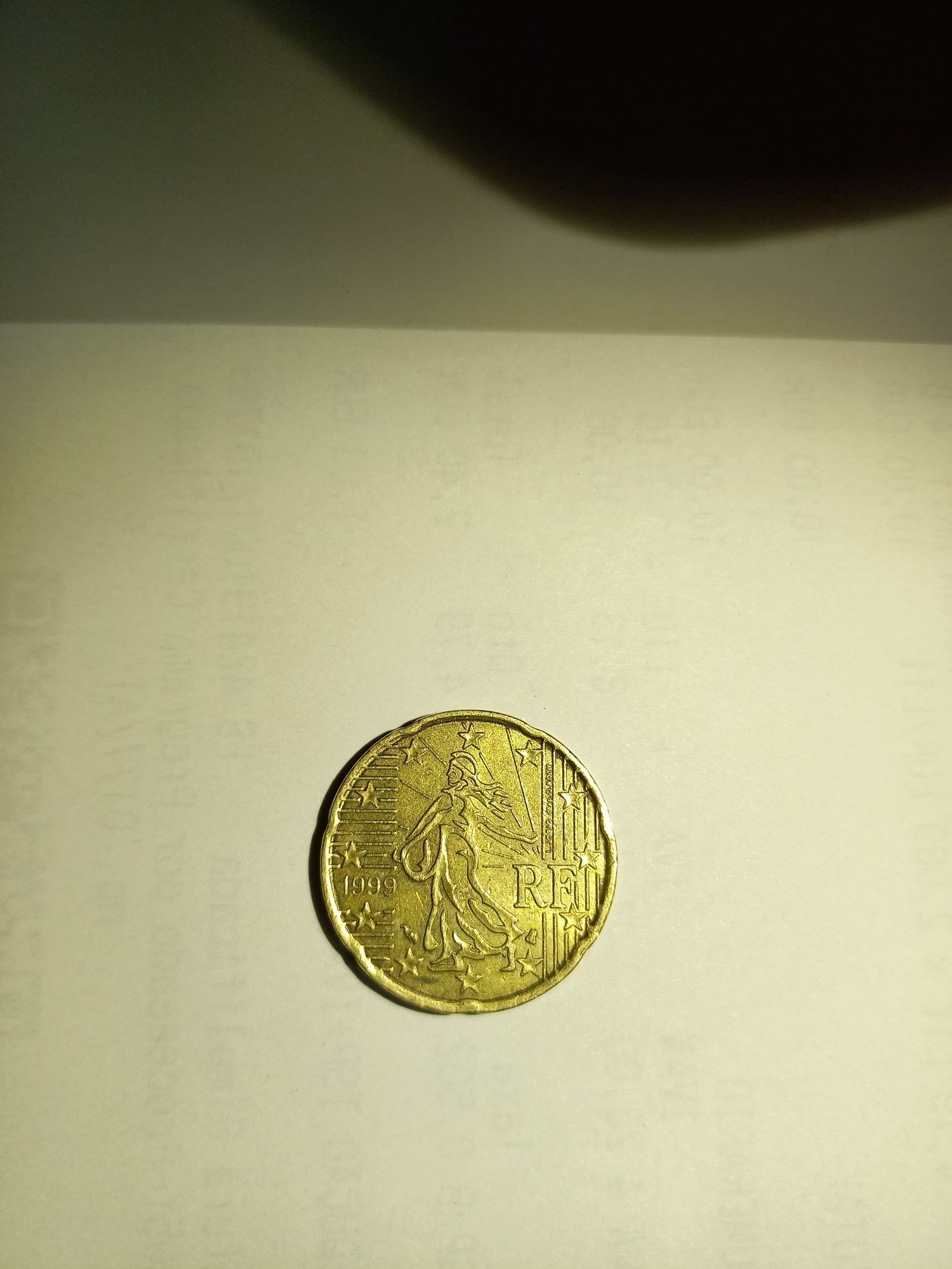 Moeda 20 Cêntimos RF 1999