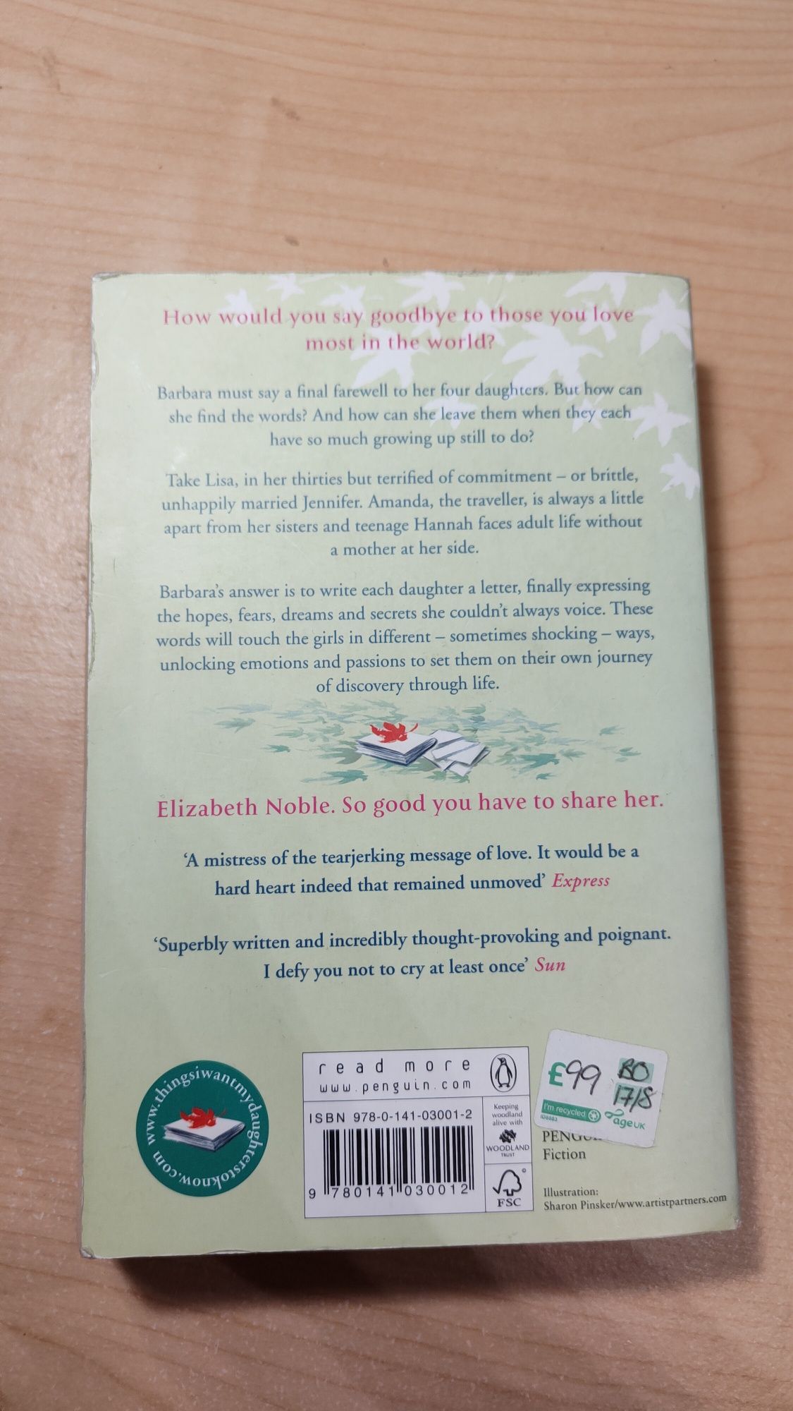Things I want my daughters to know Elizabeth Noble