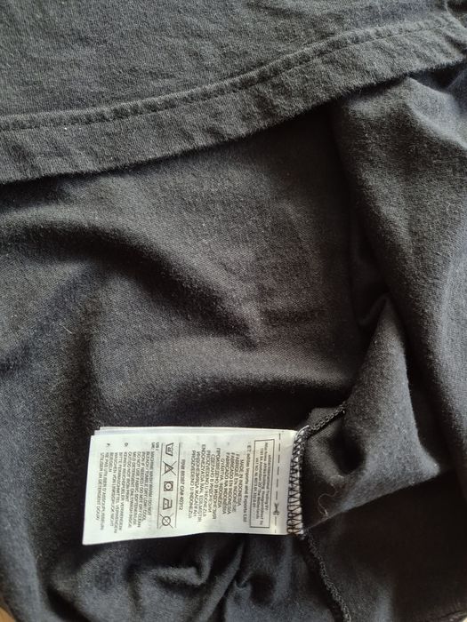 Męski t-shirt koszulka ADIDAS roz L czarna 56x75cm bdb jak Nowa klasyk