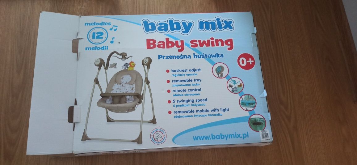 Huśtawka przenośna/bujaczek Baby Mix