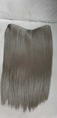 NOWE Doczepione włosy Clip in kolor ciemny brąz 50cm