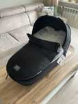 Nowa gondola cybex priam 4.0 folia adaptery sepia black czarna