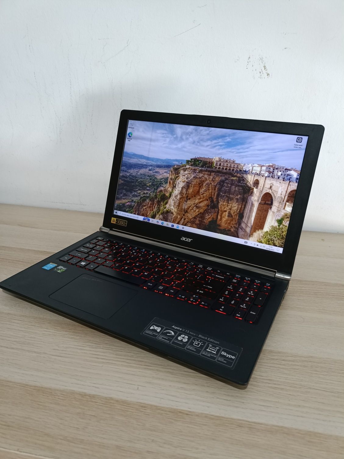 Portátil i7 + Nvme + Gráfica Aspire V15 Nitro Black Edition