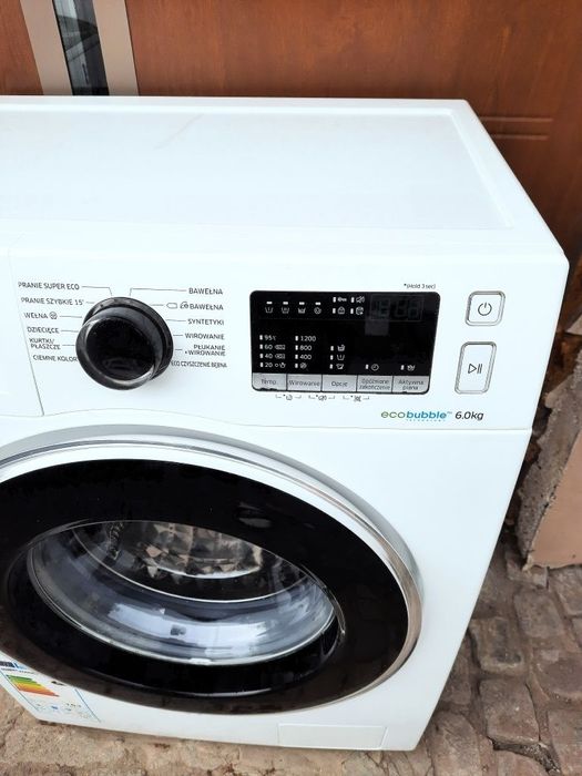 Пральна машина Samsung EcoBubble 6 кг вузька. Європа