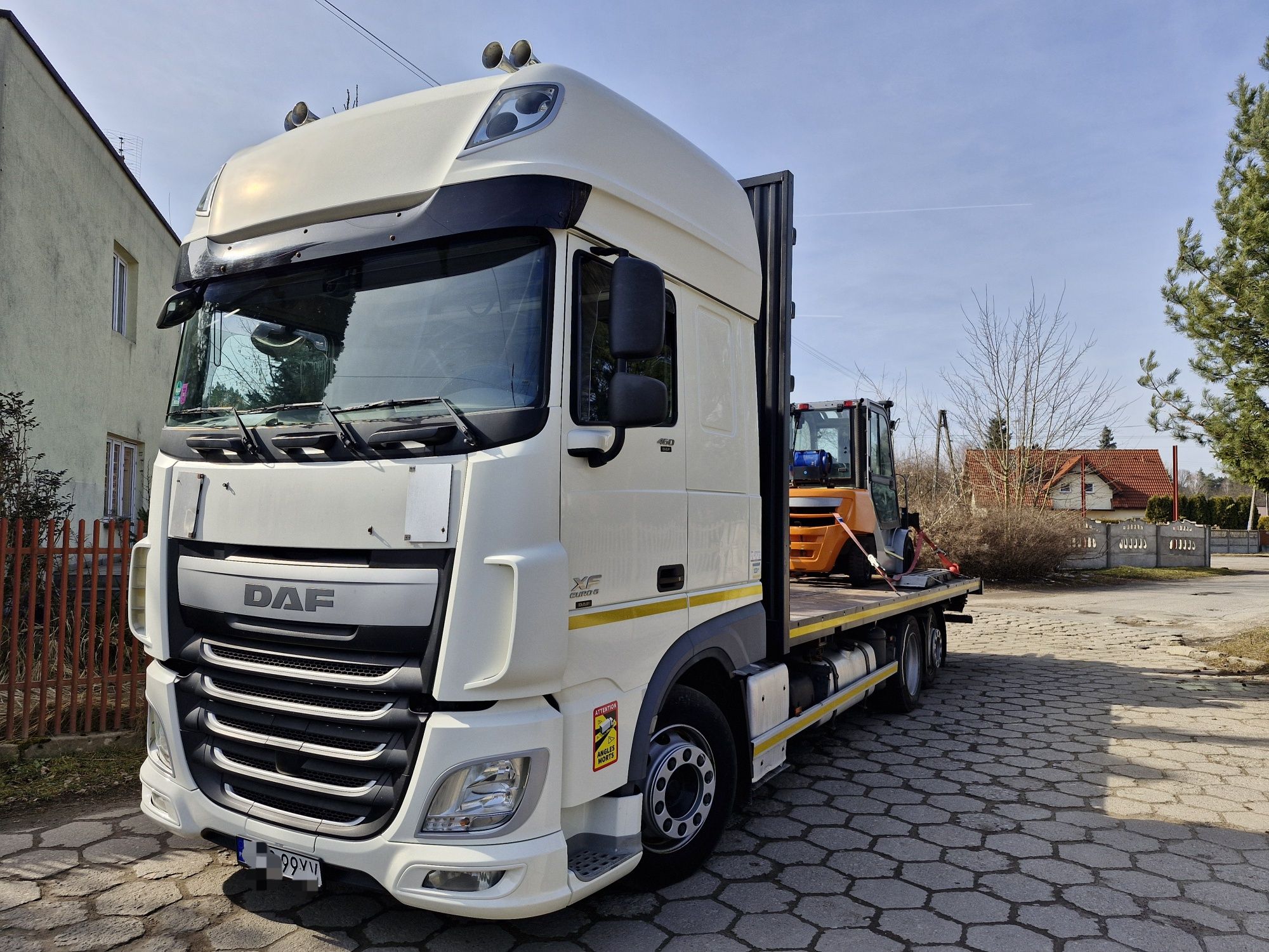 Daf XF 106 460 Salon Polska BDF laweta Low Deck 2017r.