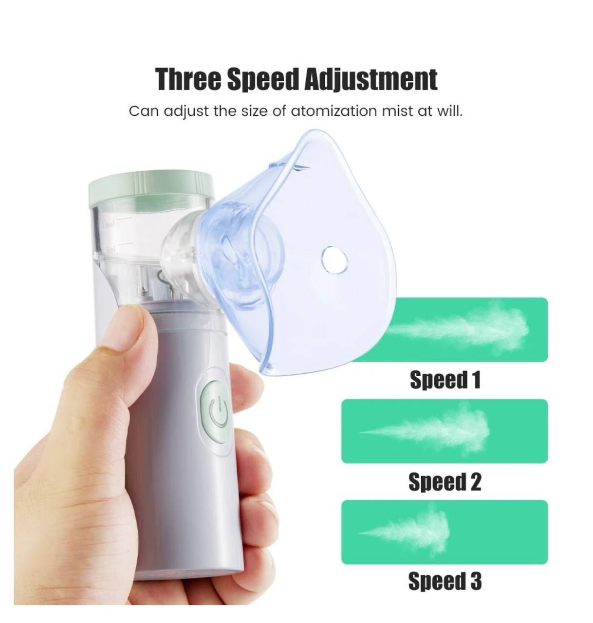 Портативний ультразвуковий небулайзер для інгаляцій дітям і дорослим