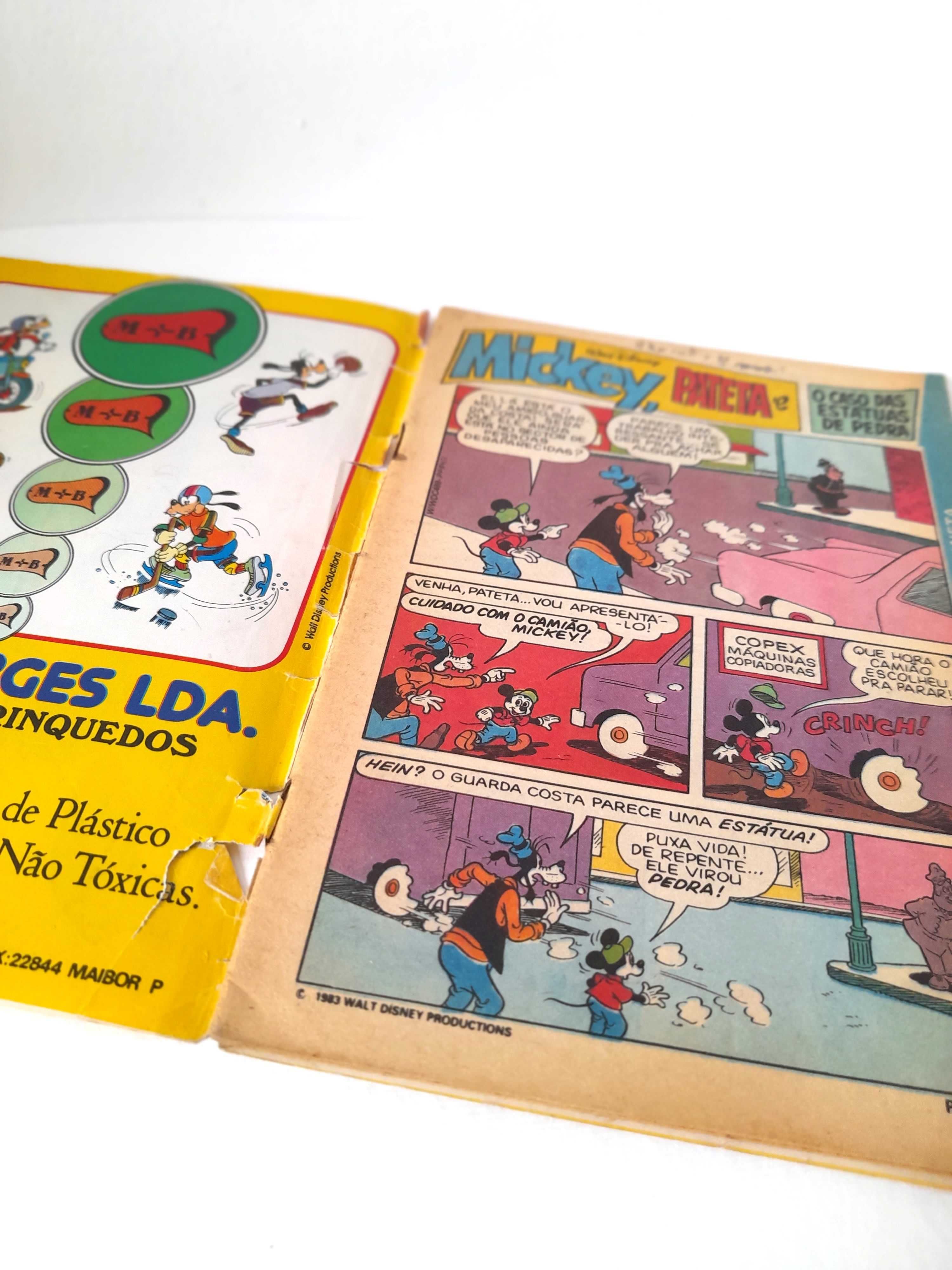 Livro BD Antiga Disney Anos 80 Revista Quinzenal Pateta Volume 54