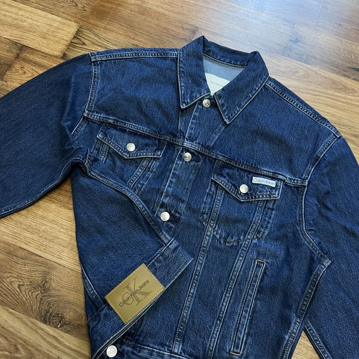 Оригінал | Чоловіча темно-синя джинсовка Calvin Klein