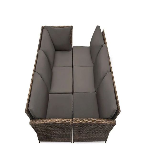 Meble ogrodowe NAROŻNIK XXL Taras komplet WYPOCZYNKOWY technorattanHIT