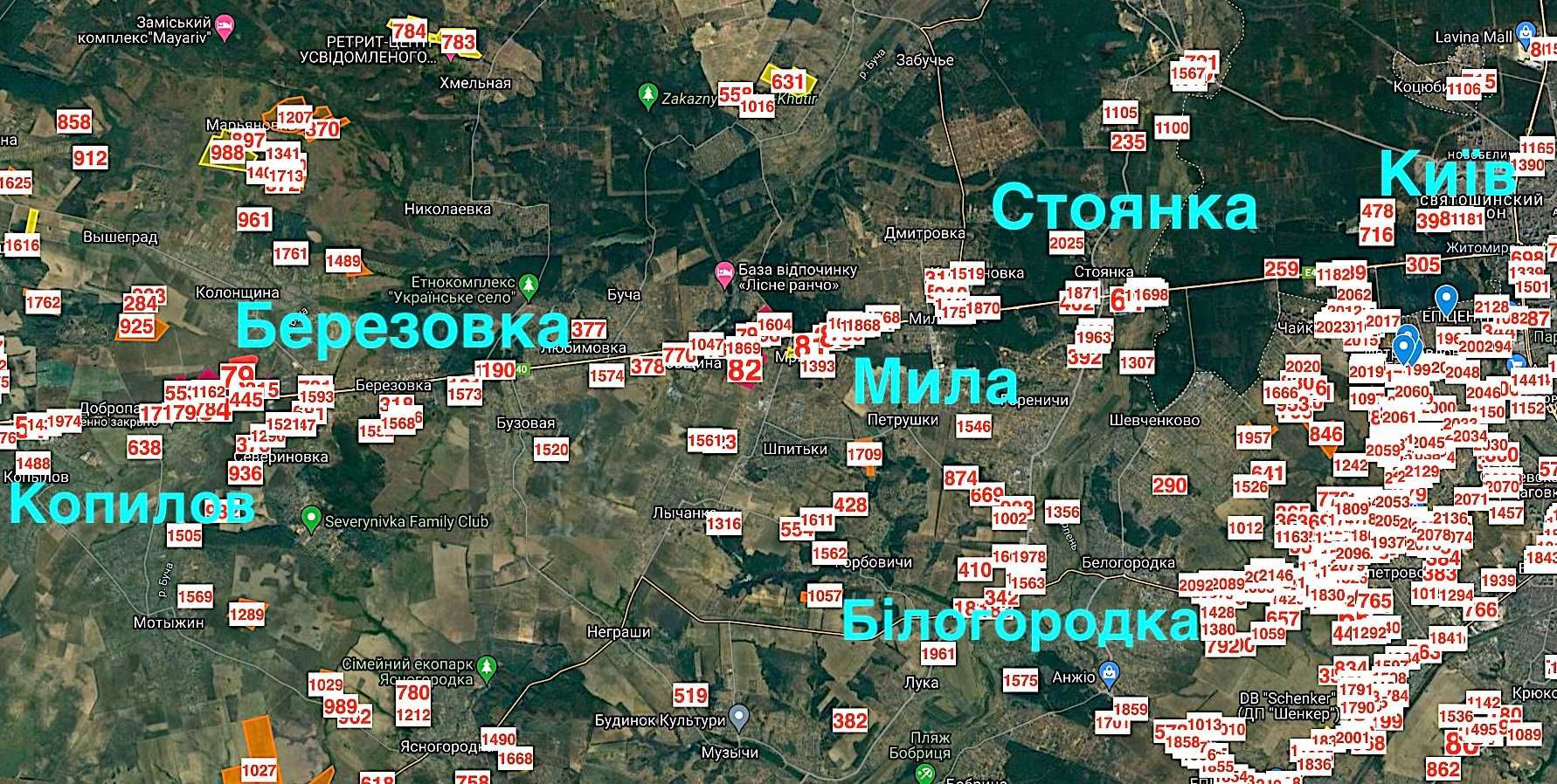 Продаж гарної ділянки на березі р.Дніпро, Київ, Осокорки, Вишенки