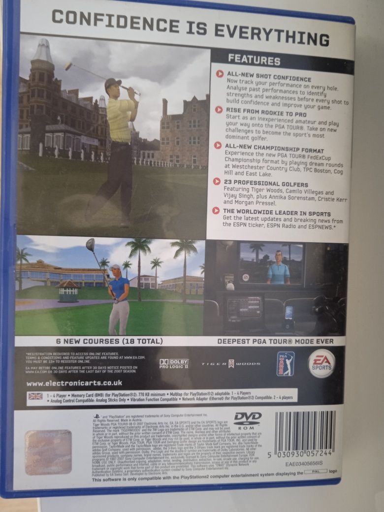 Tiger Woods PGA 08 PS2